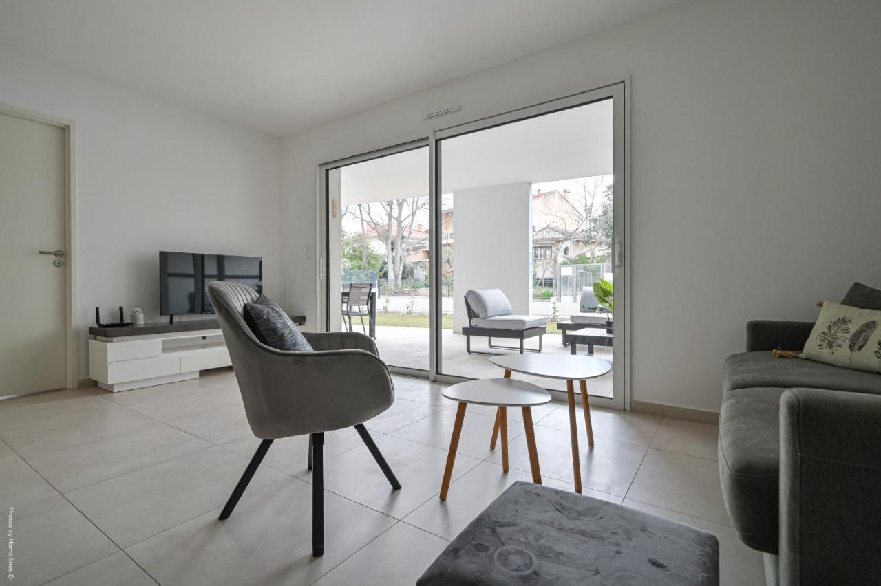 T4 Neuf - Jardin-Terrasse Et Piscine - Acces Direct Plages Et Centre Village - App C 12 Saint-Cyr-sur-Mer Exterior photo